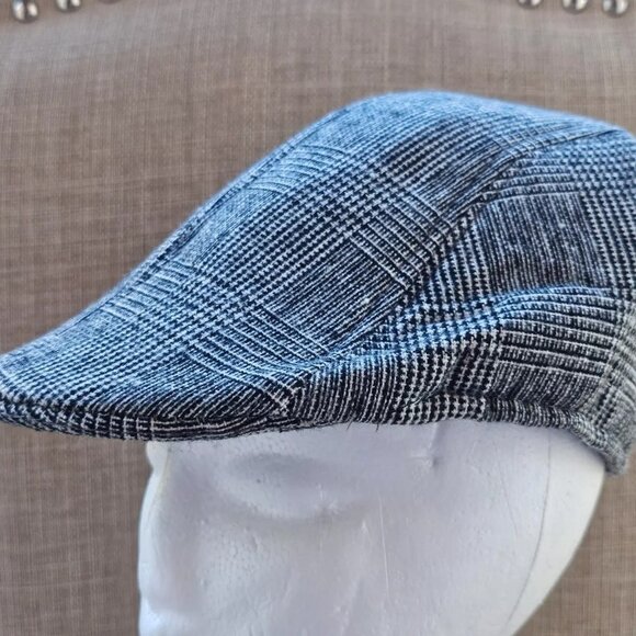 Men Hat Gatsby Gray Cap Hat Newsboy Hat Size 58 New - Picture 6 of 12
